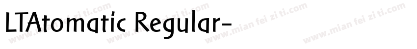 LTAtomatic Regular字体转换